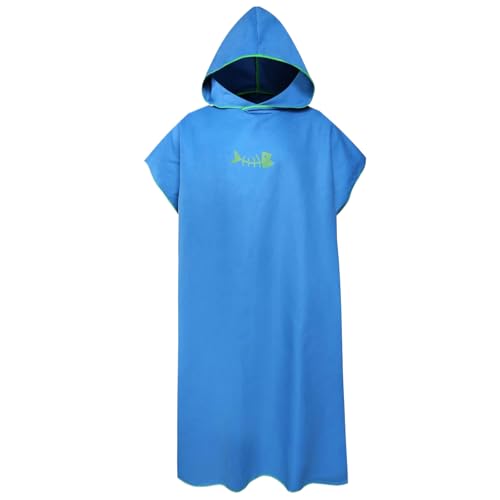 Poncho de surf doux et absorbant à séchage rapide avec capuche