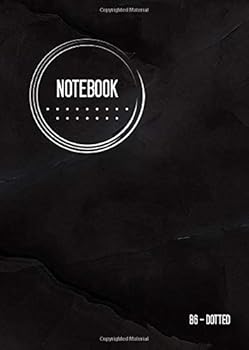 Paperback Dotted Notebook B6: Journal Notebook, Marble Black, Cool Circle Design, Dot Grid Matrix, Traveler, Small, Soft Cover, Numbered Pages, No Bleed (B6 Dotted Notebook Journals) Book