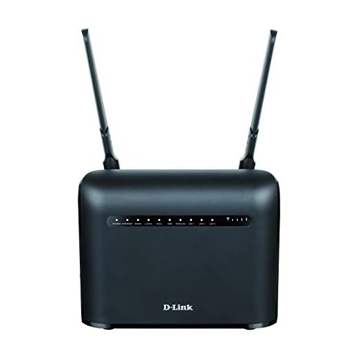 D-Link DWR-953V2 LTE Cat4 Wi-Fi AC1200 Router, Snabb 4G Ladda ner upp till 150 Mbps, AC1200 Wi-Fi, 4 x Gigabit Port, Gigabit Internet Port, Externa Antenner, Upplåst för alla nätverk