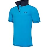angenehmer Tragekomfort Versace 1969 Abbigliamento Sportivo SRL 19V69 Poloshirt Herren V107 by (Model: C453 - Herren, Malibu-Navy; Größe: M) FBA