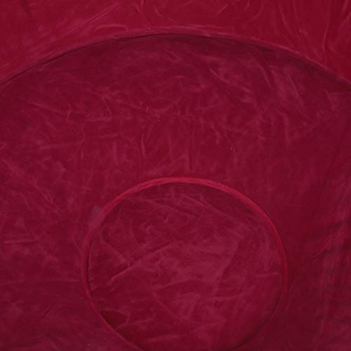 01 Sofá único de PVC flocado, sofá inflável, presente dobrável para jardim de varanda para sala de e