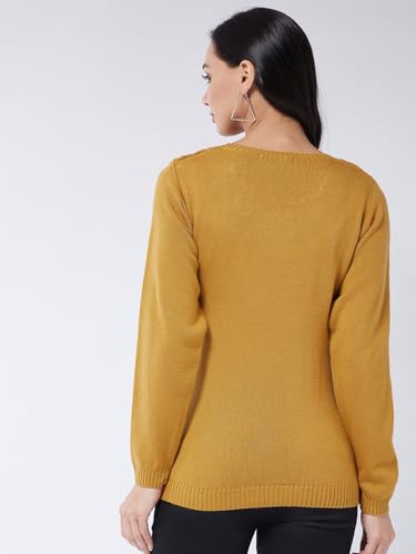 Image of Modeve Women Round Neck Casual Sweater for Winter||Winterwear||