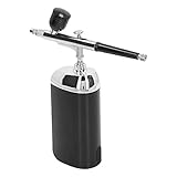 Ricarica USB: questo aerografo è leggero e portatile, batteria al litio ricaricabile ad alta capacità integrata da 3400 mAh, che può funzionare ininterrottamente per 60 minuti quando è completamente carica.