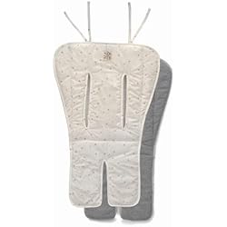 Tumbonas Bebé Jane Jané Colchoneta de Verano Reversible para Silla de Paseo, Algodón, Universal, Tejido Transpirable, Verano, Gris (DIM GREY)