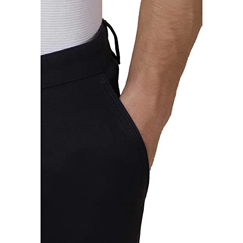 Image of blackberrys Solid Cotton Stretch Super Slim Fit Mens Trousers (S22975N1IS22FMN-P)