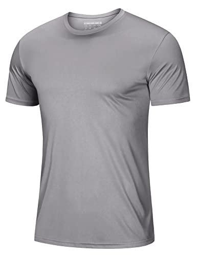 Image of MAGCOMSEN Men's Short Sleeve T-Shirt Quick Dry UPF 50+ Athletic Running Workout Fishing Top Tee Performance Shirts
