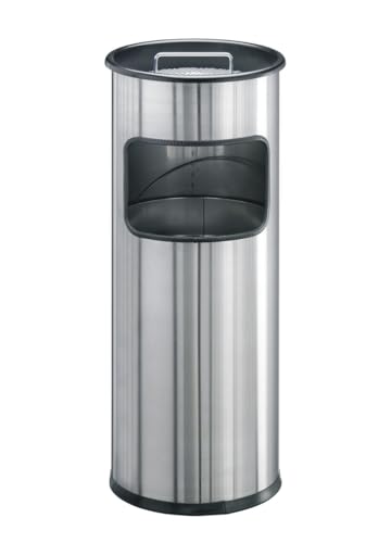 Durable 337323 Cendrier Sur Pied en Acier Inoxydable avec Sable