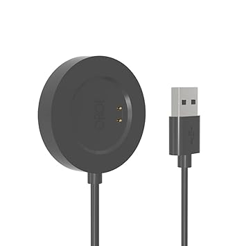Oboe Charging Dock Compatible with Realme Watch 2 & 2 Pro Fast Charger Adapter Stand USB Charger Cable (Black)