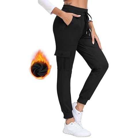 MoFiz Women's Fleece Lined Water-Resistant Trousers Cover