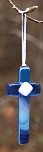 Handmade In Usa Glass Cross With Sentiment - Gift For Godfather From Goddaughter/Godson/Godchild- Godfather Gift For Christmas/Baptism/Confirmation #TOP1