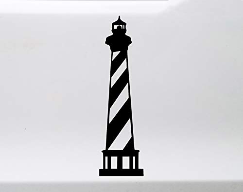 Minglewood Trading Cobalt - Lighthouse Vinyl Decal - Coast Outer Banks - Die Cut Sticker - 1.5W X 5.5H Inches #TOP1