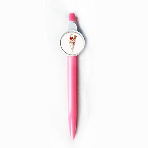Stylo à bille rétractable motif glace, une idée cadeau de papeterie originale