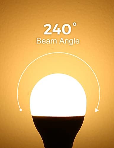 Fulighture Bayonet Light Bulb [6 Pack] 6W (=60W) 600LM B22 LED Bulbs, G45/P45 Energy Saving Light Bulbs, 3000K Warm White, Not Dimmable, for Chandelier Bedroom Living Room