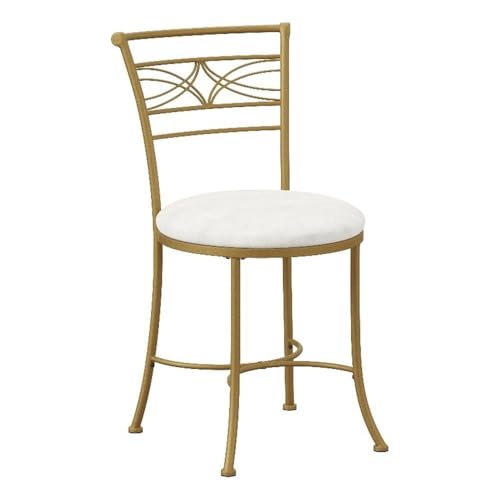 Hillsdale Furniture Dutton Vanity Stool, Gold