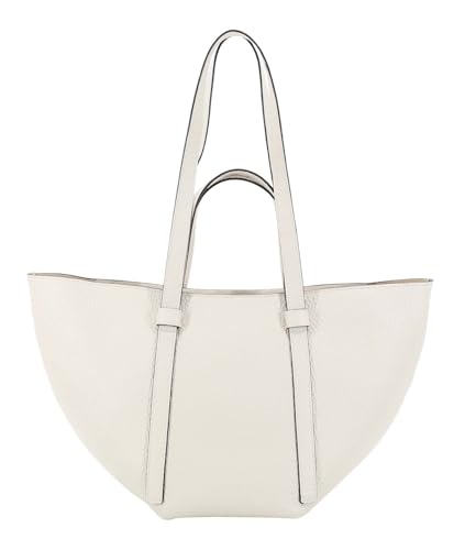 Sac cabas Tekla Shopper Cosmo ABRO en cuir beige écru - 4