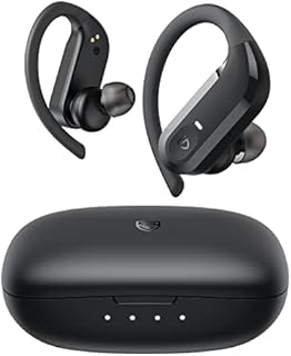 SoundPEATS S5 Wireless Earbuds Bluetooth 5.0, In-Ear Stereo Sports Ear Hooks Headphones, IPX7 Waterproof, Customized Design, USB-C Charge, Monaural/Binaural Calls, 20 Hours Playtime