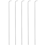 E-outstanding 5PCS Curved Beading Needle, Needle String Stainless Bead Spinner Needle for Spin String Bead