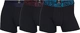 cr7 cristiano ronaldo cr7 3-pack men's cotton trunk bermuda, multicolore, s uomo