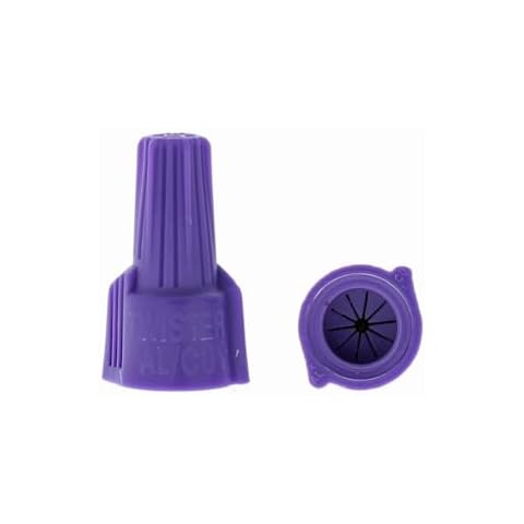IDEAL Electrical 30-1765S Twister Al/Cu Wire Connector, 65 - Purple, (Pack of 10) Cover