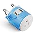 Orei South Africa, Botswana, Namibia Travel Plug Adapter with Dual USB - USA Input + Surge Protection - Type M (U2U-10L), Will work with Cell Phones, Camera, Laptop, Tablets, iPad, iPhone