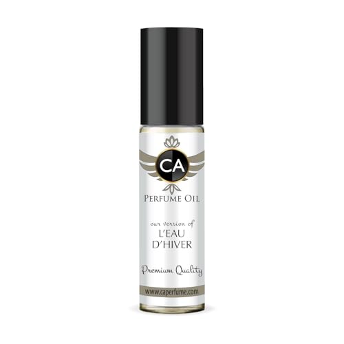 CA Perfume Impression of L'eau D'hiver Unisex Fragrance Oil Floral Woody Musk Scent Long Lasting Perfumes for Women &amp; Men Travel Size TSA Ready Mini Parfum Body Oil Roll-on 0.33 Fl Oz 10ml