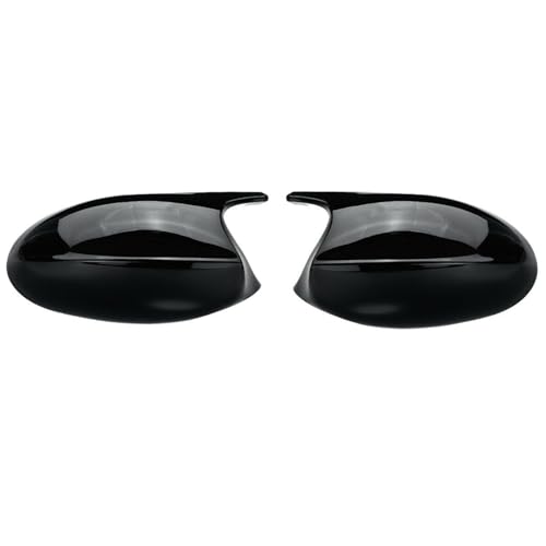 KYYET Couverture de Miroir Compatible avec BMW E90 E91 E92 E93 PRE-LCI Noir Brillant Style M3 Cache Rétroviseur Latéral