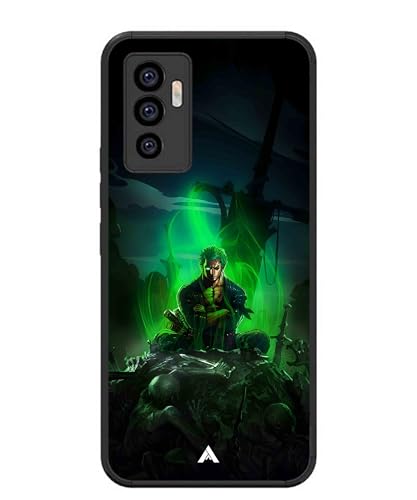 Image of Premium Anime 1 Case for Vivo Y75 4G (Glossy Finish) Soft-Touch Metal TPU Back Cover, Shockproof, Designer, Aesthetic Mobile Phone Case