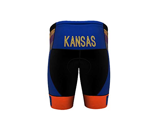 Kansas Bike Cycling Pro Shorts para Hombre miniatura 4