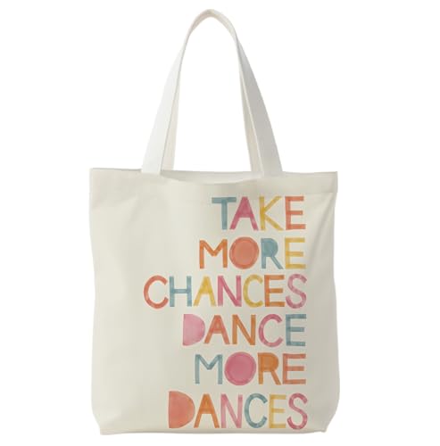 BNHJKFQZ Inspirational Pastel Tote Bag 15x15 Inches, Dancer