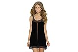 Felina Women's Radiant Chemise, Black, Medium