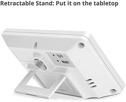 Digital Thermometer Indoor Hygrometer Room Temperature Monitor Humidity Gauge with Big Screen Stand Wall Hanging Magnet Greenhouse House Kitchen Car (3 Pack)