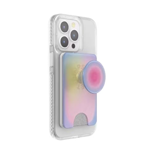 Image of PopSockets Phone Wallet for MagSafe with Grip- Aura