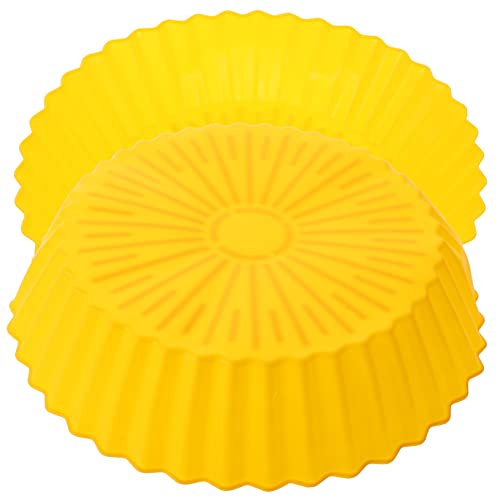 HEALEEP 2piezas Alfombrillas De Silicona para Freidora De Aire Accesorios Multiusos para Cocción Horno y Microondas Protege y Mejora La Vida Útil De Tu Freidora