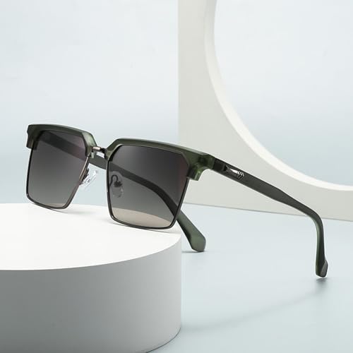 Lunettes de soleil pour hommes vertes pour protéger les yeux fatigués du soleil