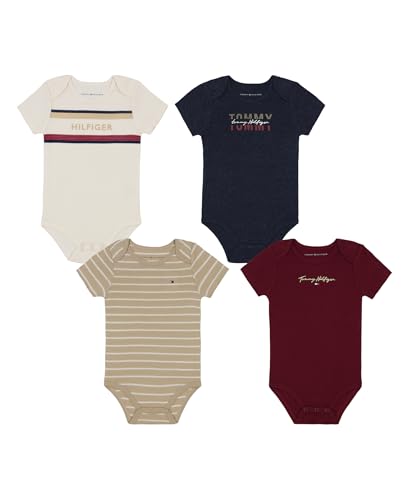 Image of Tommy Hilfiger 4 Pack Bodysuits