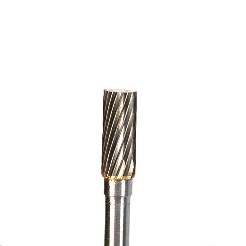 Set de 5 fresas de carburo sólido de acero tungsteno 1/4" miniatura 3