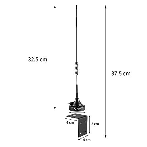 Smart Gate Opener Extended Long Range Receiver Antenna Compatible with All Series GTO Mighty Mule MM571W MM572W MM371W MM372W MMS100 FM136 Wireless Gate Opener Signal Booster，Eifagur - Thumbnail 5
