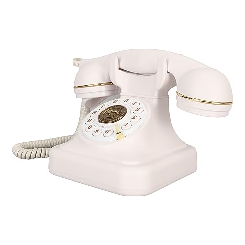 XUXHOU Klasyczny Vintage Telefon z dużą klawiaturą numeryczną, Pełny Funkcjonalny Telefon Retro do Domu, Nostalgiczne Biuro środowiskowe