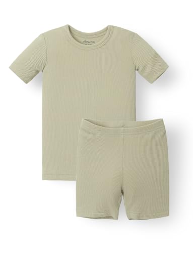 Image of AVAUMA Toddler Short Pajamas Set Baby Boys Girls Kids Snug fit Ribbed Sleepwear pjs for Daily Life Style