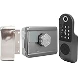 INTERRUPTOR CONVENIENTE : La cerradura inteligente adopta la instalación de cerradura interior de un solo cabezal. Adopta un diseño giratorio y de desbloqueo con llave. El material de acero inoxidable es más resistente y duradero. Admite el desbloqueo remoto con la aplicación móvil, lo que hace que sea más fácil y rápido abrir la puerta en interiores. Fácil de instalar, por lo que tiene una cerradura de puerta inteligente segura y eficiente después de la instalación.