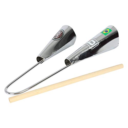 Agogo Duplo Medio Cromado - To 015