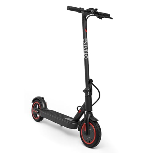 ESTVELO E Scooter S2, Verbreiterter Luftreifen, max. 20 km/h Geschwindigkeit, 20 km Reichweite, Belastung bis 120kg, Regeneratives Bremsen (S2) ESTVELO E Scooter S2, Verbreiterter Luftreifen, max. 20 km/h Geschwindigkeit, 20 km Reichweite, Belastung bis 120kg, Regeneratives Bremsen (S2)