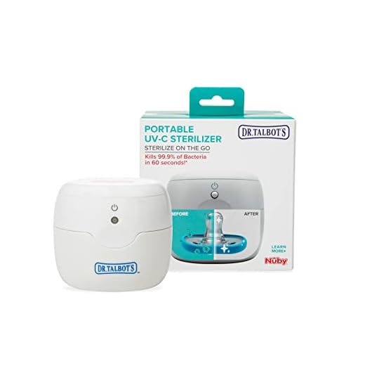Dr. Talbot’s Portable UV-C Sterilizer on the Go for Pacifiers and More.