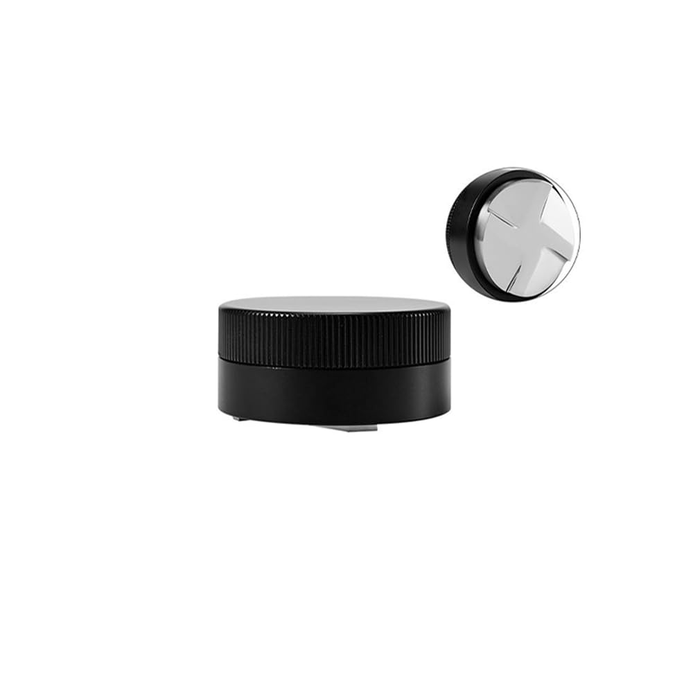 Coffee Distributor Tool Gravity Adaptive, Espresso Coffee Distributor Leveler Self Leveling for Espresso Portafilter (51mm, Black)