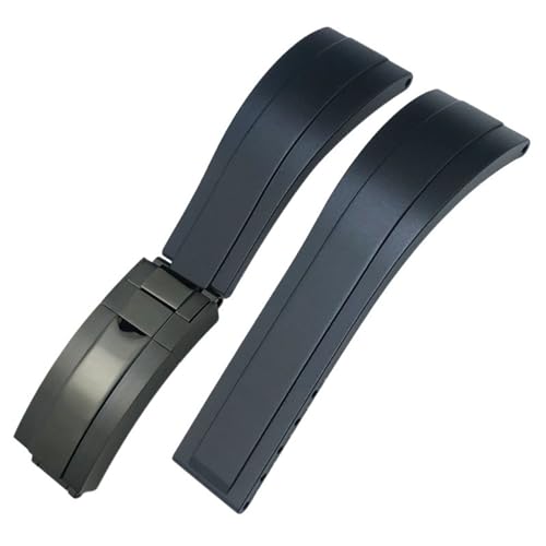 Bracelet montre caoutchouc 21 mm anti-irritation pour remplacer votre bracelet usé