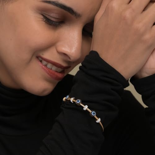 Image of PALMONAS Evil Eye Bracelet for Womens - Waterproof & Anti-Tarnish, Gift for Girls & Women