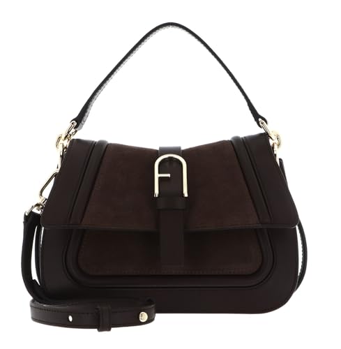 Bolso Furla Flow Mini Top Handle Toni Espresso ideal para tus citas y eventos