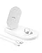 Produktbild Anker PowerWave Sense 2-in-1 Ladeständer kabellose Ladestation Ladepad + iWatch Halterung, kompatibel mit Apple Watch SE/6/5/4/3/2/1, iPhone 12/12 Pro/12 Pro Max/SE (Weiß)