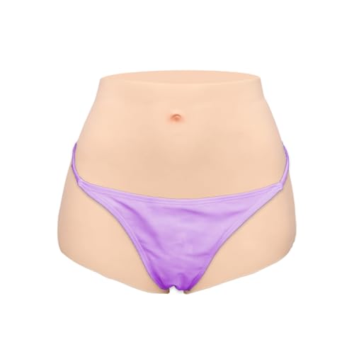 KUMIHO Culotte Silicone Fessier Realiste Silicone Pants Caleçon Travesti Lève-Fesses pour Corssdresser Drag Queen Transgender (Blanc)