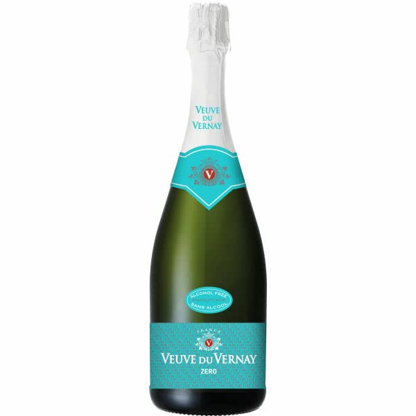 Veuve Du Vernay Zero Alcohol Free Sparkling Wine, Floral, Non-Alcoholic, Bottle